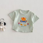 【73-110】Tシャツ カートゥーン 可愛い 女の子 トップス - 画像 (4)
