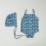 【66-100】水着 カラフル 帽子付き 全4色 可愛い - 画像 (12)