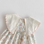 【66-90】ロンパース 熊さん 花柄 おしゃれ ベビー服 - 画像 (11)