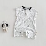 【66-90】ロンパース クマ柄 カートゥーン 可愛い ベビー服 - 画像 (5)