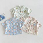 【73-110】Ｔシャツ チェック 総柄 男の子 - 画像 (13)