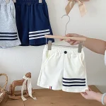 【90-130】ショートパンツ 男の子 カジュアル 履きやすい - 画像 (5)