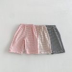 【73-120】ボーダーパンツ 可愛い 履きやすい 女の子 男の子 ボトムス - 画像 (13)