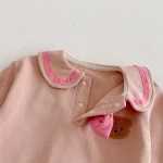 【73-110】スウェット セットアップ ベビー 男女兼用 セーラー風 バイカラー 熊柄 - 画像 (49)