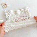 【73-120】トップスorパンツ ウサギ ロゴフリル おしゃれ - 画像 (12)