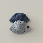 【GOODS】デニム ハット ハート 刺繍デザイン - 画像 (12)