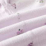 【66-80】ロンパース パープル フラワー 可愛い ベビー服 - 画像 (4)