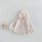 【73-110】カーディガン 小花柄 可愛い フード付き - 画像 (6)