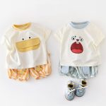 【73-110】Tシャツ アヒル 可愛い 着心地良い トップス - 画像 (6)
