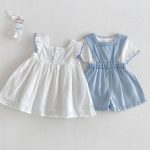 【73-120】フリルTシャツor刺繍サロペットorサロペットスカート 可愛い 子供服 - 画像 (6)