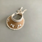 【GOODS】帽子 サンバイザー レース付き リゾート風 - 画像 (6)