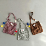 【GOODS】バッグ 花柄 フリンジ付き ショルダーバッグ