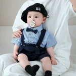 【73-110】セットアップ シャツ&サロペット フォーマル - 画像 (7)