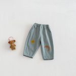 【73-120】パンツ ムーン柄 カジュアル 履きやすい ボトムス - 画像 (6)