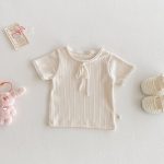 【73-120】Tシャツ パステルカラー フラワー - 画像 (4)