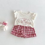 【73-120】トップスorパンツ ウサギ ロゴフリル おしゃれ - 画像 (7)