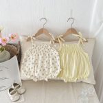 【66-90】キャミロンパース 花柄/ストライプ 可愛い ベビー服 - 画像 (11)