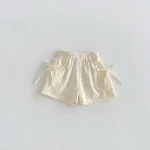 【73-100】ベビー 女の子 リボンフリル ショートパンツ - 画像 (6)