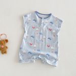 【66-90】ロンパース クマ柄 カートゥーン 可愛い ベビー服 - 画像 (8)