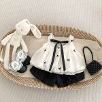 【73-120】キャミソールorボトムス 蝶結び ふわふわ 可愛い - 画像 (2)