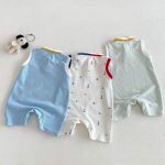 【66-90】ロンパース ノースリーブ カートゥーン 可愛い ベビー服 - 画像 (8)