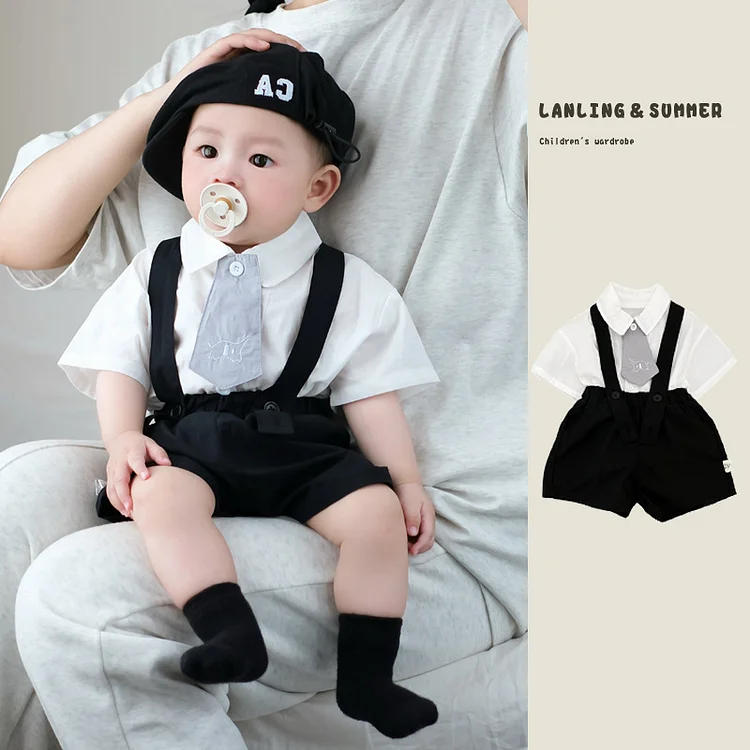 890788aa6f8a2088106a04da37eea1b9_750x.webp 【73-110】 セットアップ シャツ & サロペット ネクタイ付き フォーマル - 画像 (1)