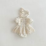 【66-90】ロンパース レース フラワー ベビー服 - 画像 (6)