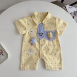 【66-100】ロンパース キイロ アイス クリーム 可愛い ベビー服 - 画像 (9)