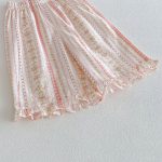 【73-120】セットアップ 女の子 花柄トップス&ストレートパンツ フリル付き 子供服 - 画像 (13)