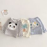 【73-120】Tシャツ 男の子ワッペン付き 可愛い トップス - 画像 (3)