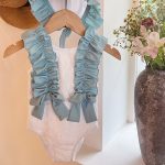 【90-140】水着 リボン フリル 可愛い 女の子 スイムウェア - 画像 (4)