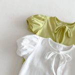 【73-110】セットアップ Tシャツ&キャミソール 柔らか 無地 シンプル 女の子 - 画像 (14)