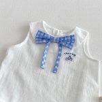 【73-120】ワンピースorシャツorスカート 可愛い ブルー チェック - 画像 (12)