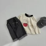 【73-100】シャツ ベビー りんご柄 着やすい - 画像 (13)