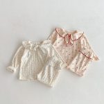 【73-100】セットアップ 柔らか フラワー柄 可愛い おしゃれ - 画像 (3)