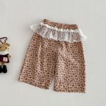 【73-120】パンツ 可愛い ヒョウ柄 女の子 履きやすい ボトムス - 画像 (4)