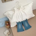【73-120】キャミソール 蝶結び 無地 おしゃれ 女の子 - 画像 (10)