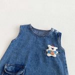 【66-90】オールインワン デニム ノースリーブ - 画像 (9)