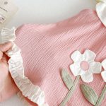 【73-120】ワンピース フリル襟 花柄 可愛い - 画像 (13)