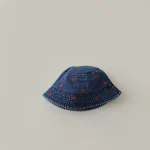 【GOODS】デニム ハット ハート 刺繍デザイン - 画像 (10)
