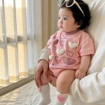 【66-90】ロンパース ハート 可愛い おしゃれ 赤ちゃん - 画像 (12)