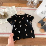 【73-100】半袖 Tシャツ ベビー 韓国風 月柄 - 画像 (5)