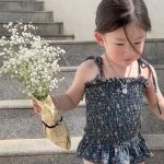 【73-130】水着 INS映え キャミソール 帽子付き 全2色 - 画像 (6)