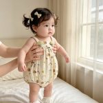 【66-90】ロンパース 可愛い キノコ ベビー服 - 画像 (3)
