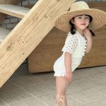 【90-140】水着 レースデザイン おしゃれ 女の子 スイムウェア - 画像 (11)