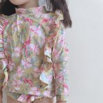 【90-140】水着 花柄 フリル ファッション スイムウェア - 画像 (11)