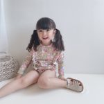 【90-140】水着 花柄 フリル ファッション スイムウェア - 画像 (6)