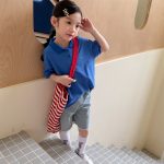 【80-130】半袖Ｔシャツ 女の子 POLOネック 無地 - 画像 (4)