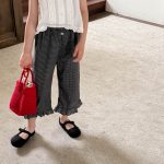【80-130】ショートパンツ 女の子 チェック柄 フリル - 画像 (5)