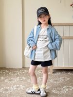 【100-170】シャツ 女の子 ストライプ ベーシック 肌触り良い - 画像 (4)